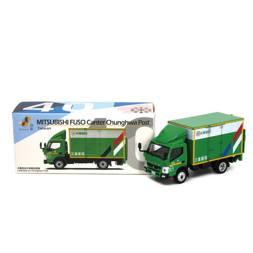 TINY 台灣 TW40 合金模型車 - 中華郵政 三菱FUSO