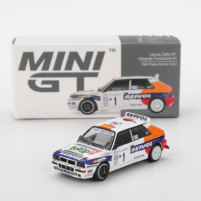 MINIGT	Lancia Delta HF Integrale Evoluzione #1 1993 Rallye Monte-Carlo 合金車1131