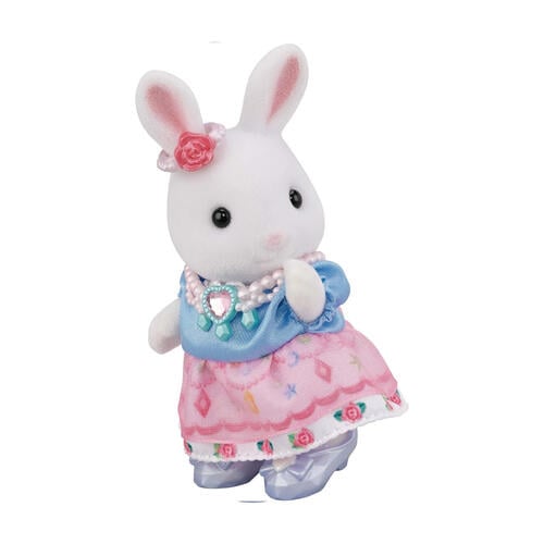 Sylvanian Families森林家族 時尚白兔馬車更衣室組