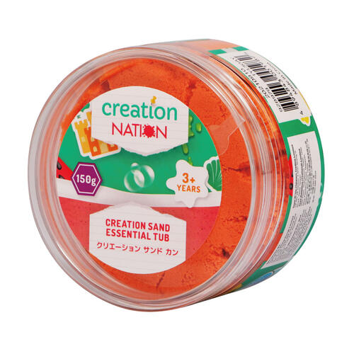 Creation Nation Creation Sand Essential Tub - Orange / Yellow - Assorted