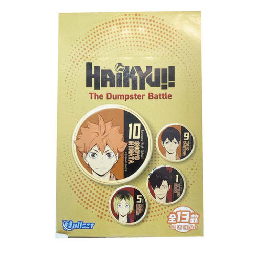 Haikyuu!! 排球少年!!垃圾場隊員系列徽章盲袋- 隨機發貨