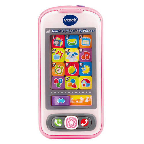 Vtech Touch & Swipe Baby Phone Pink