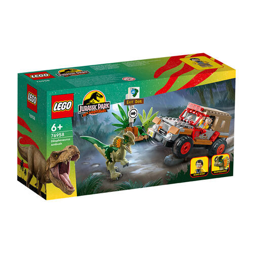 LEGO樂高 Jurassic World Dilophosaurus Ambush 76958