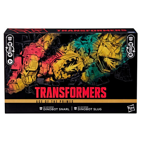 Transformers變形金剛 Age of the Primes G2宇宙機器恐龍鐵塊與機器恐龍嚎叫