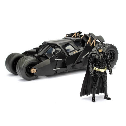 Batman蝙蝠俠 1:24 黑暗騎士蝙蝠車與蝙蝠俠