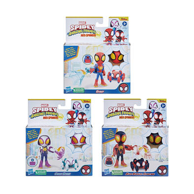 Spidey And His Amazing Friends 漫威蜘蛛人與他的神奇朋友們 - 4吋動感英雄- 隨機發貨