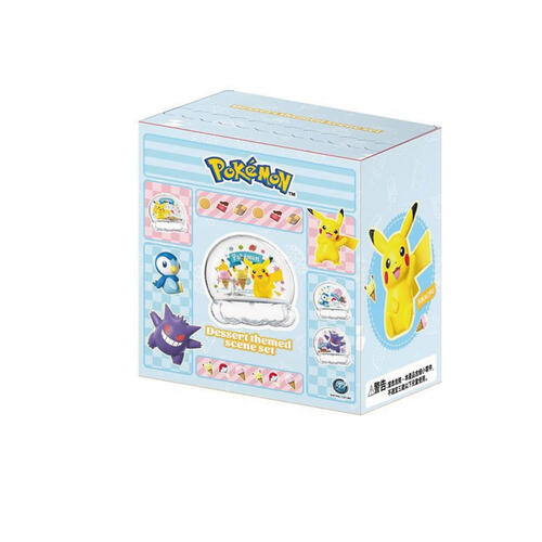 Pokemon 精靈寶可夢甜點水晶球系列-坐姿皮卡丘