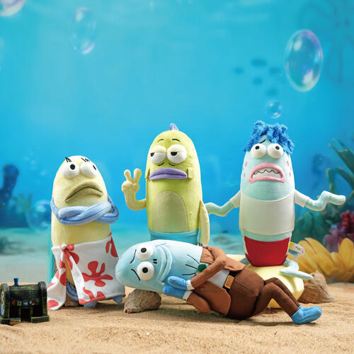 Spongebob海綿寶寶 哼! 我生氣了路人魚毛絨掛飾