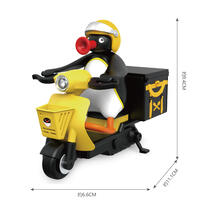 Pingu企鵝家族-驚喜美食場景系列公仔2-隨機發貨