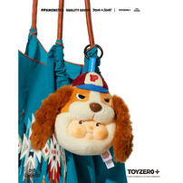 PP X MONSTER - 狗狗出沒膠臉毛絨掛件系列- 隨機發貨