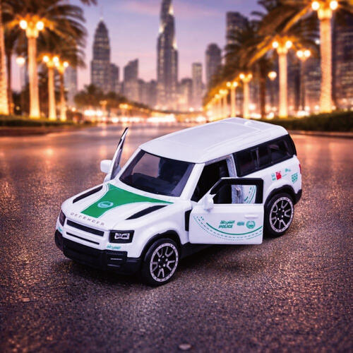 Majorette  美捷輪小汽車-杜拜豪華警車Landrover Defender