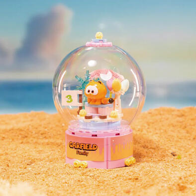 Pantasy拼奇 加菲貓 水晶球系列 生日蛋糕 收藏積木(86803)