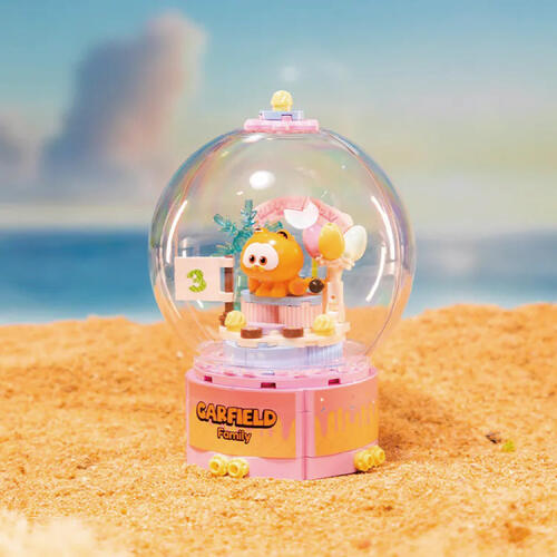 Pantasy拼奇  加菲貓 水晶球系列 生日蛋糕 收藏積木(86803)