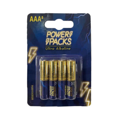 Power Packs 4號終極鹼性電池8入