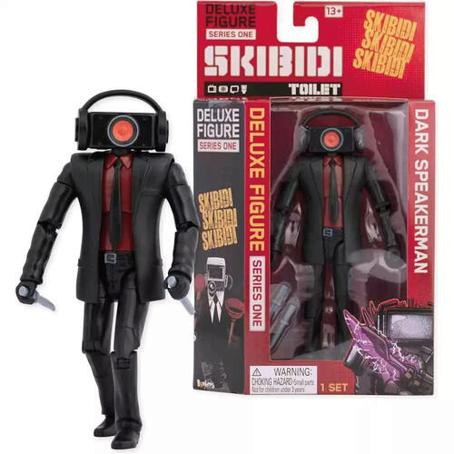 Skibidi Toilet | Dark Speakerman 6" Deluxe Figures