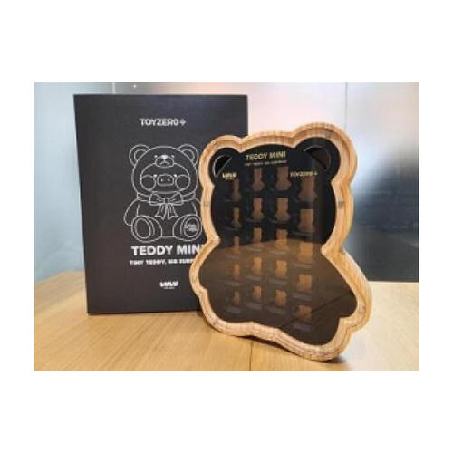 Lulu The Piggy	罐頭豬LuLu 泰迪萌粒木展示架