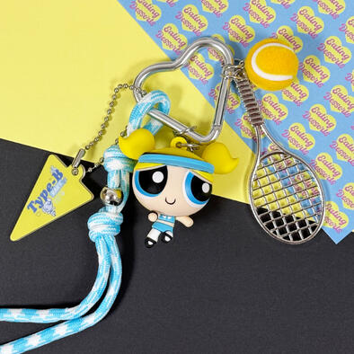 Miniso 	飛天小女警系列網球小子立體掛飾(泡泡)