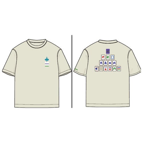 Chibi Maruko 櫻桃小丸子	Avantgardey MAHJONGT恤 NUDE /L