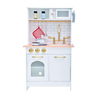 Teamson Boston Modern Play Kitchen White