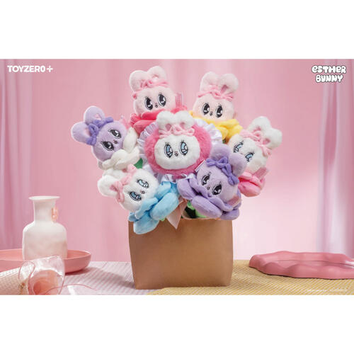 Esther Bunny Flower Plush - Assorted