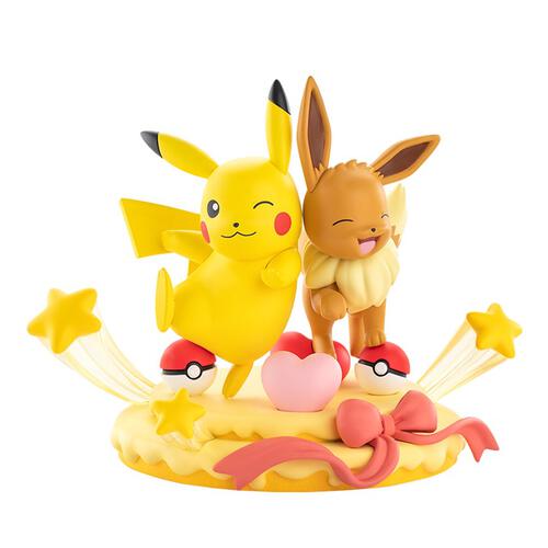 Pokemon Prime Figure - Eevee and Pikachu Party