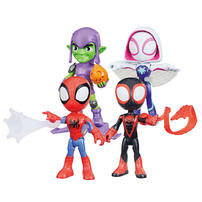 Marvel漫威蜘蛛人與他的神奇朋友們卡通系列4吋英雄人物組- 隨機發貨