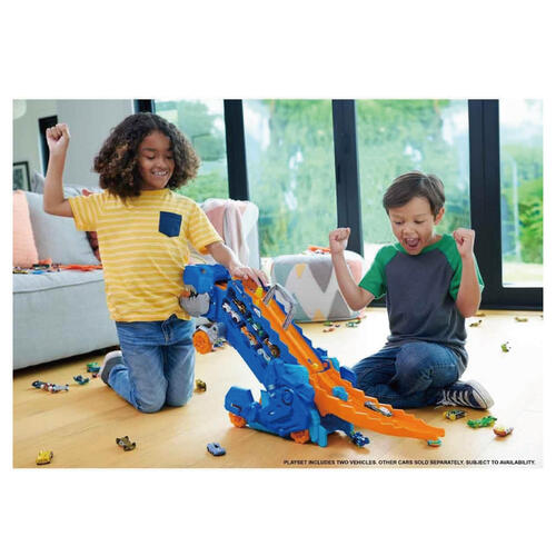 Hot Wheels 風火輪城市主題-變形恐龍運輸車