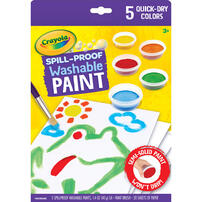 Crayola繪兒樂 防潑濺可水洗兒童顏料