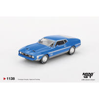MINIGT	Ford Mustang Mach 1 Grabber Blue 合金車1138