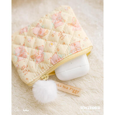 Lulu The Piggy	罐頭豬LuLu 冬日系列 - 迎接冬季Lu絎縫收納袋 (S)