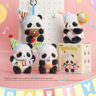 52toys PANDA ROLL 胖噠幼派對系列毛絨盲盒- 隨機發貨