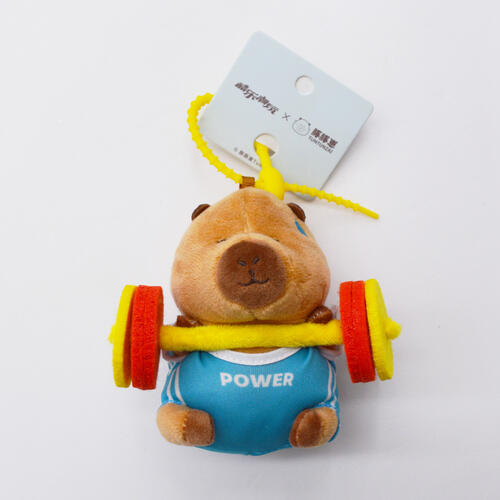 TUNTUNZAI卡皮巴拉	豚豚崽運動舉重掛件