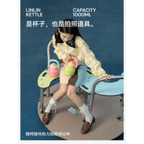 CHAKO LAB 1000ml不鏽鋼保溫拎拎壺#冰山秘境
