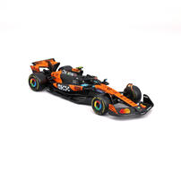 Bburago比美高1:43 F1系列-麥克拉倫 F1 車隊 MCL39 （無頭盔，紙盒版）（2025 澳大利亞大獎賽） （#4 蘭多&middot;諾里斯） - 啞黑色/橙色 18-38248#4