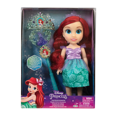 Disney Princess Doll With Tiara and Wand Ariel