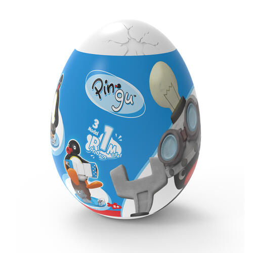 Pingu企鵝家族-驚喜悠閒度日發條公仔- 隨機發貨