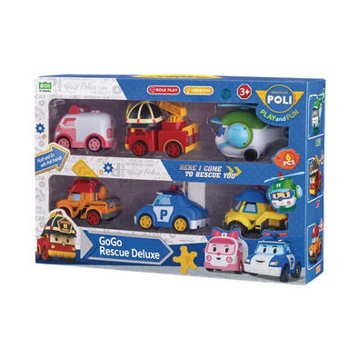 Robocar Poli救援小英雄波力 POLI BABE摩輪車套組