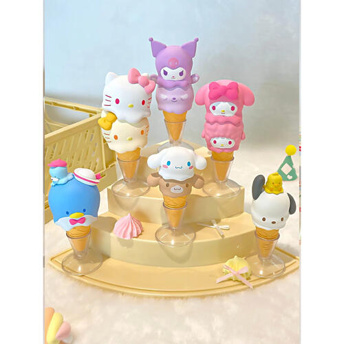 SANRIO 	三麗鷗家族融化冰淇淋超級疊疊樂@6- 隨機發貨