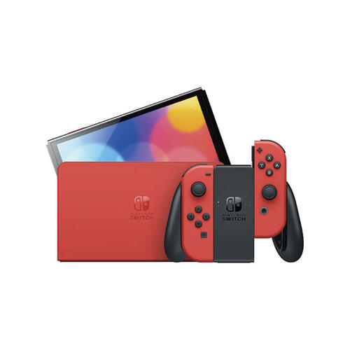 Nintendo Switch OLED Super Mario Bright Red Console