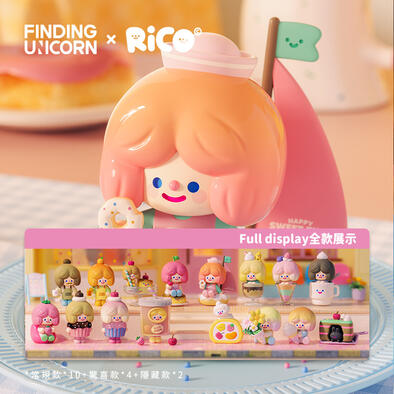 finding unicorn&nbsp;	RiCO - CELL RiCO甜品時光系列毛絨端盒（6個）- 隨機發貨