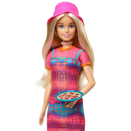 Barbie Pink Passport Italy Doll Set with Clothes & Travel Accessories