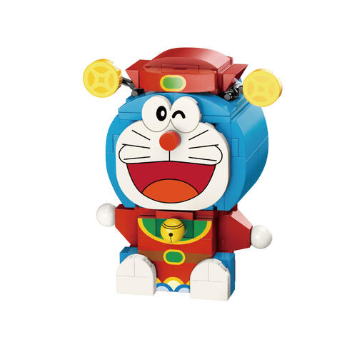 Qman Doraemon哆啦A夢財神爺大頭公仔