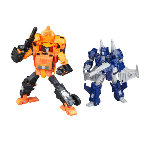Transformers Age of the Primes Wreck 'n Doom Collection Autobot Sandstorm vs Slugslinger