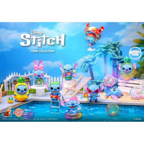 Hot Toys Disney Stitch On Holiday Series Cosbi Blind Box - Assorted