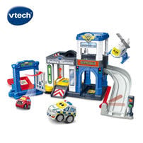 Vtech聲光城市嘟嘟車-城市警察局軌道組
