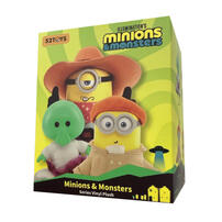 Minions小小兵 與大怪獸系列搪膠毛絨掛飾-隨機發貨