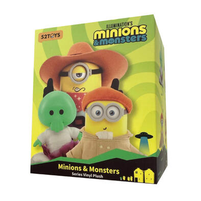 Minions小小兵 與大怪獸系列搪膠毛絨掛飾-隨機發貨