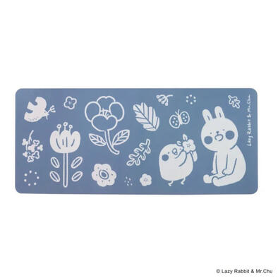 Lazy Rabbit & Mr Chu 懶散兔與啾先生超大滑鼠(桌)墊