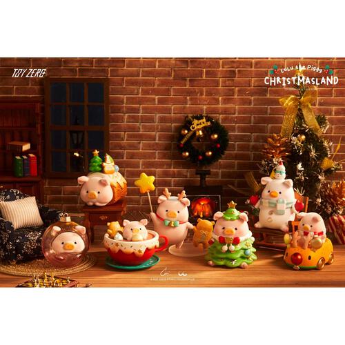 Lulu The Piggy罐頭豬 聖誕小鎮系列盲盒單件裝 - 隨機發貨