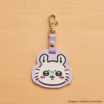 Chiikawa 吉伊卡哇皮革吊飾-小桃鼠